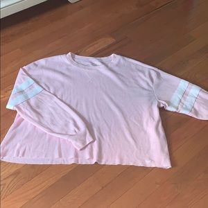 Pink comfy long sleeve shirt